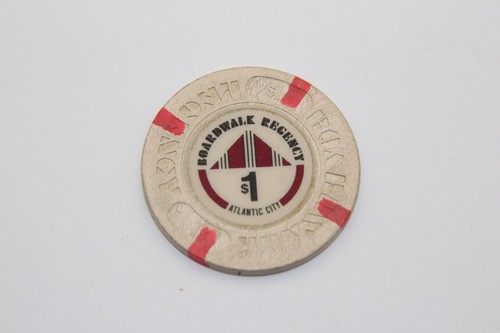 Boardwalk Regency $1 Atlantic City, New Jersey Gaming Poker Casino Chip