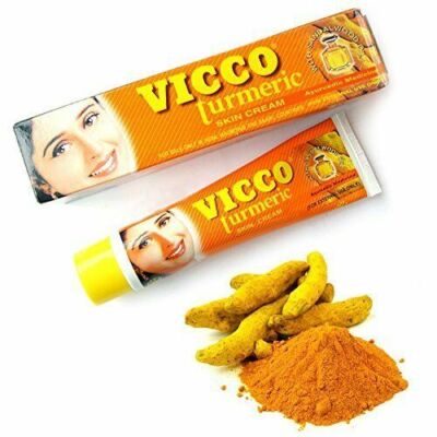 Vicco Curcuma Nettoyant Visage - Élimine Boutons & Points Noirs - Extrait De Curcuma - 70g