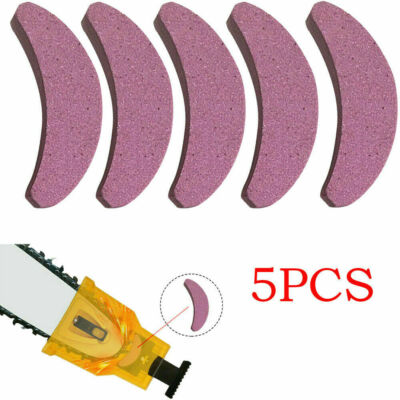 5X Woodworking Chainsaw Teeth Chain Saw Sharpener Sharpening Stone Grinding Tool