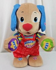 Fisher Price Dance Wiggle interactive puppy baby toddler learning plush toy