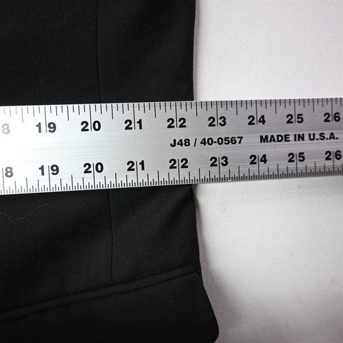 Van Heusen Suit Seperates 44R Black Mens Blazer Sport Coat Suit Jacket - Picture 8 of 12