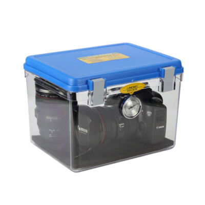 Waterproof Moistureproof Case Dry Protect Box Dehumidifier For DSLR Camera Lens 