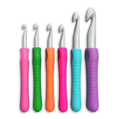 Pony Ergonomic Flat Finger Crochet Hook All Sizes + Multibuy