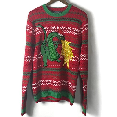Ugly Christmas Long Sleeve Sweater Size 