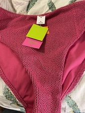 Tabitha Brown for Target SIZE XL Swimsuit Bottoms Bikini Pink Two Tone 16 18