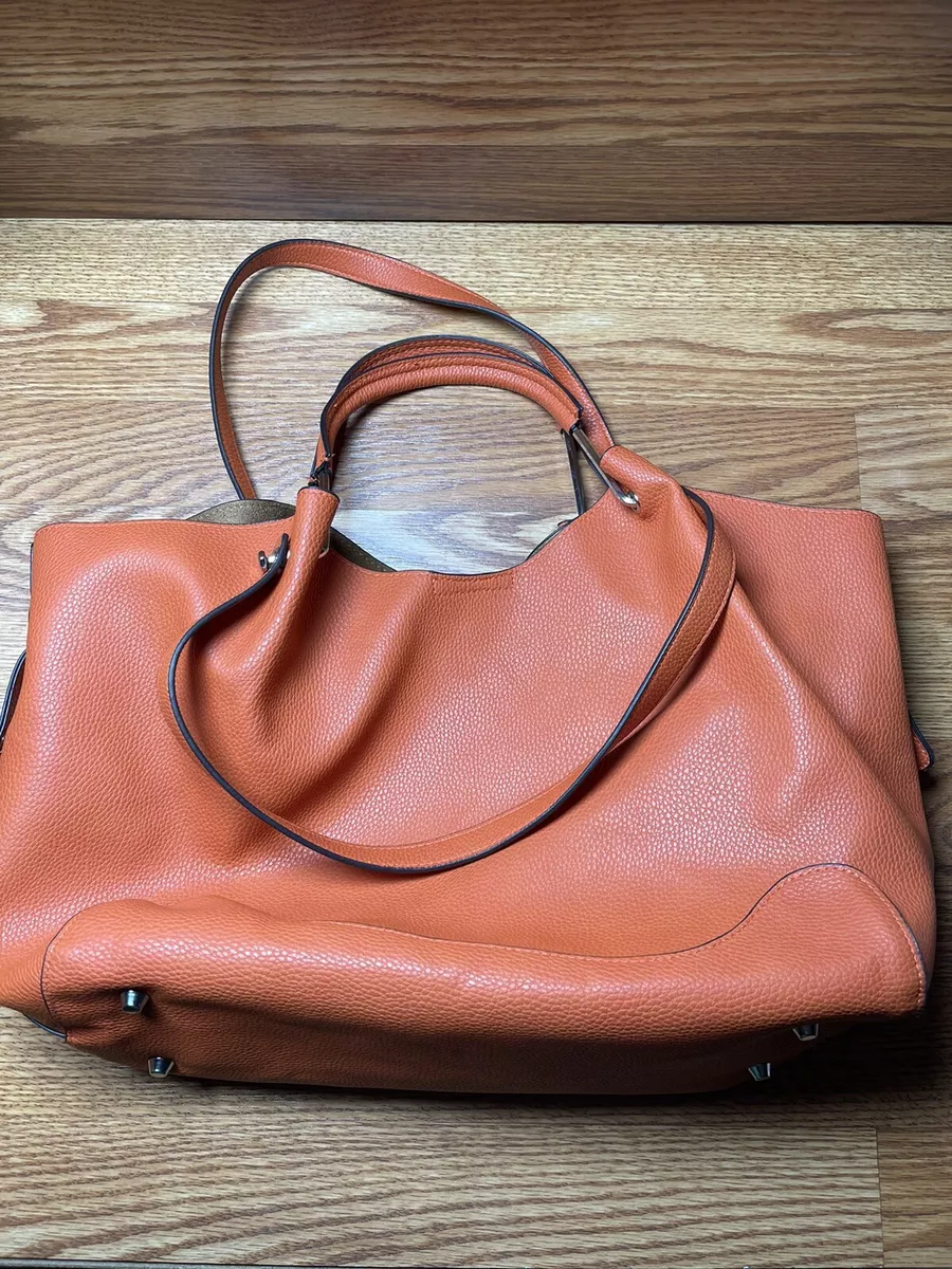 Leather Twin Handle Shoulder Bag