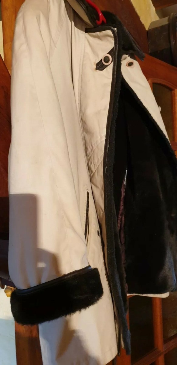 👌 Veste Trois Quarts Damart Doublée Ouatine - Taille 44 Femme - Beige - Parfait Pour L'hiver !