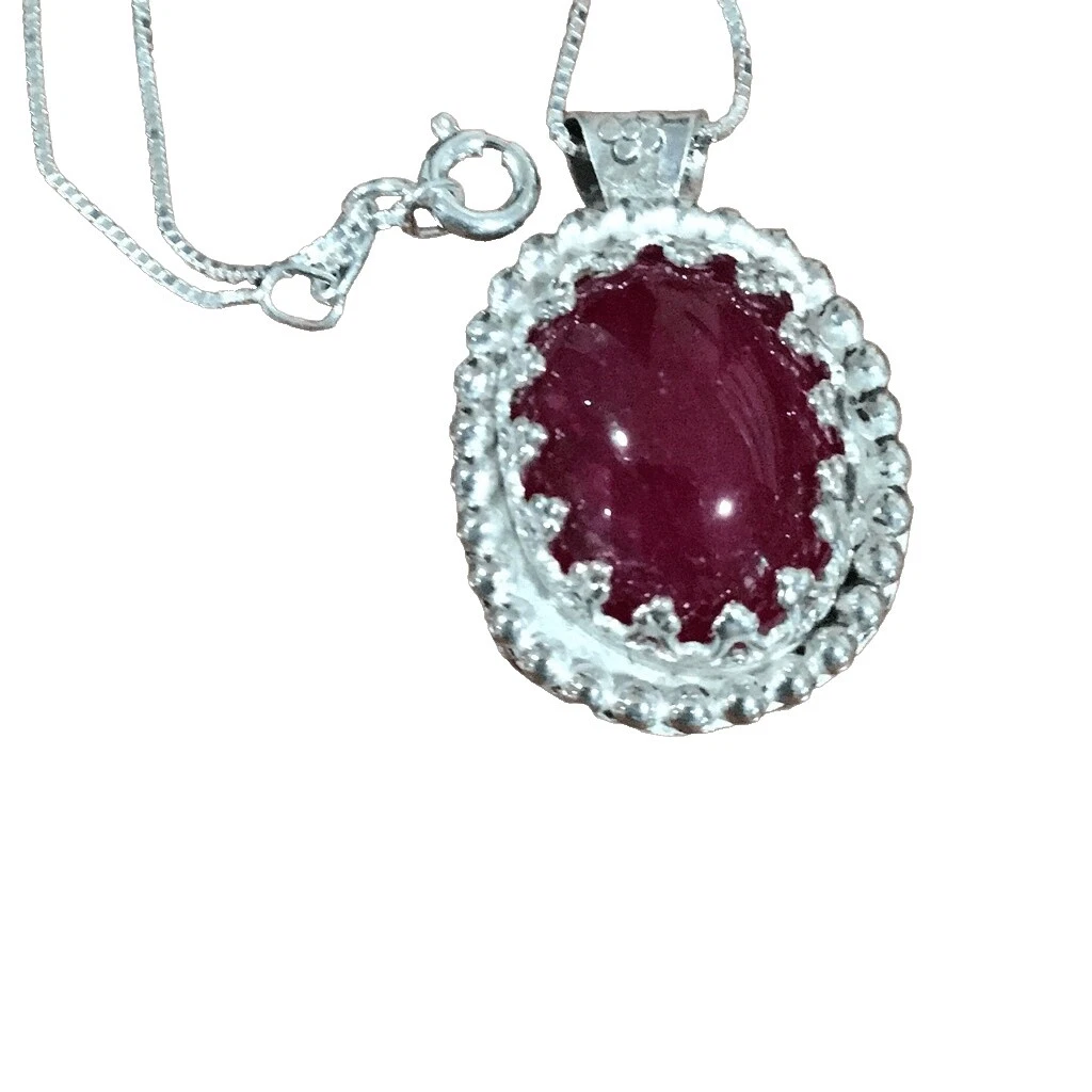 Ruby Stone Handcrafted Necklaces & Pendants