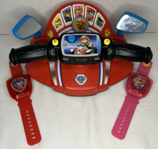Paw Patrol VTech Pups to The Rescue Driver Steering Wheel  2 Watches