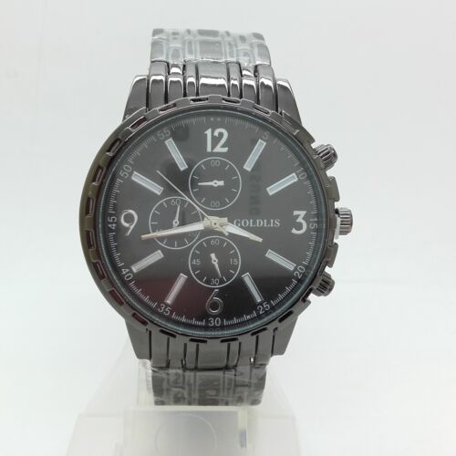 Elegante Männer Business Schwarz Herren Analog Quarz Armbanduhr Luxus Uhr 300937 - Bild 1 von 4