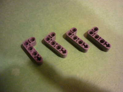 Lego Technic 4x Liftarm 2x4L Shape Thick Thick Dark Grey/Dark B Gray 32140