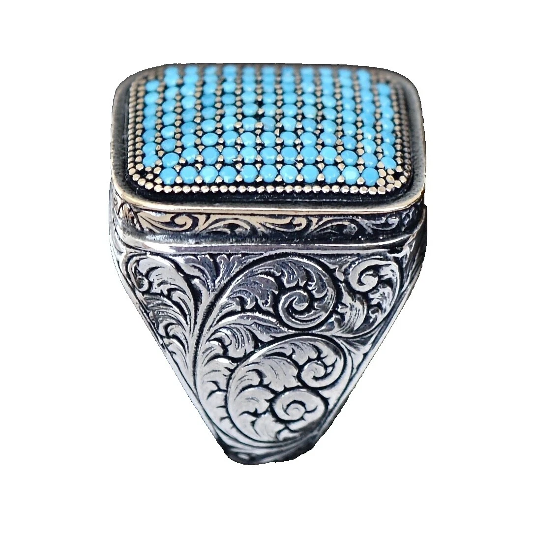 Beauty Sterling Silver Rings for Men 11.5 Ring