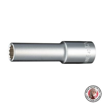 NEU Ton TONE tiefe Stecknuss 12-kant HP4D-12L 12,7mm 1/2 12mm breit