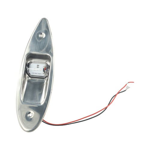 2x Red+Green Marine Boat Universal Navigation LED Side Light 12V Lamp Kit - Picture 6 of 24