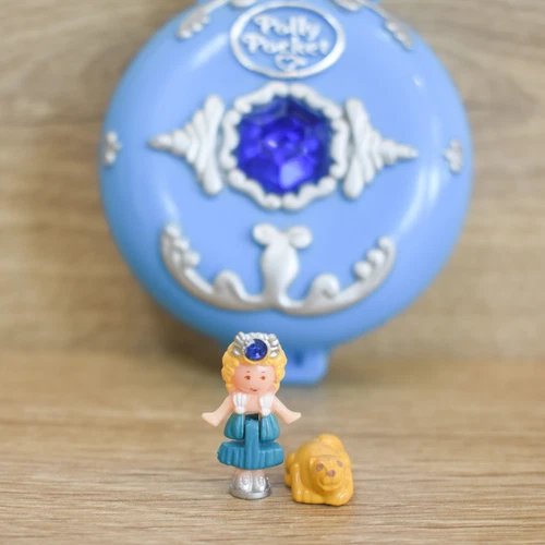 Vintage Polly Pocket Complete Sea Princess Undersea World Jeweled 1992 with Gem