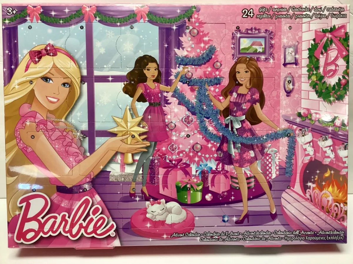 Barbie Advent Calendar 2008  Barbie advent calendar, Barbie, Barbie girl