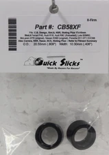 QuickSlicks CB58XF Silicone Tires 17x10mm Slot.it, NSR, Carrera, SCX 1/32 Part