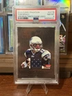 2004 FLEER TRADITION GRIDIRON TRIBUTES GAME USED #GTTB TOM BRADY PSA 8