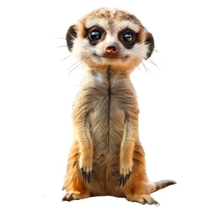 Meerkat Self Adhesive Vinyl Sticker