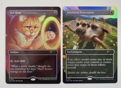 Konvolut Sol Ring + Gesalbte Prozession Folie Secret L'Air NM Englisch MTG
