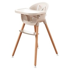 3 in 1 Wooden High Chair Fodoss Convertible Easy Clean