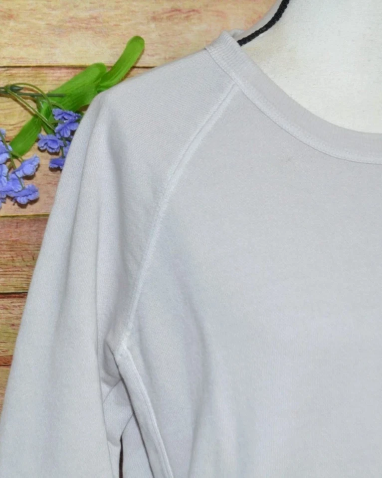 Sudadera Estándar James Perse Gris Vestido Bolsillos Lagenlook Talla 1 Algodón Foto 3 de 4