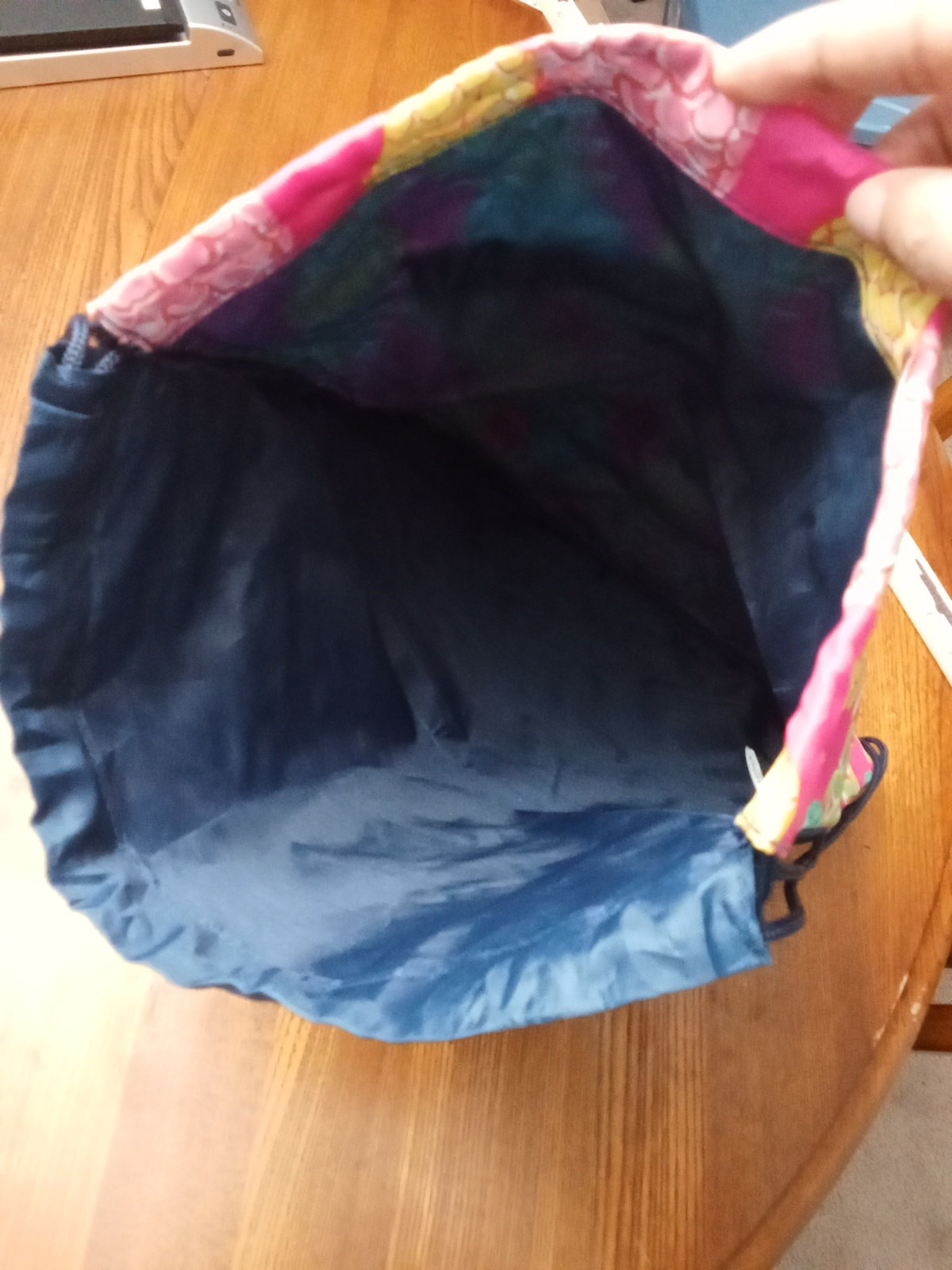 Simply Southern Draw String Backpack Pineapple - image 7