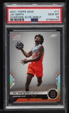 2021 Now Overtime Elite Online Exclusive Debut Jai Smith #11 PSA 10 GEM MT 19sj