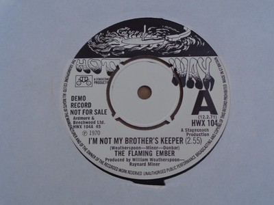 Flaming Ember - I'm Not My Brother's Keeper - Hot Wax Demo 45