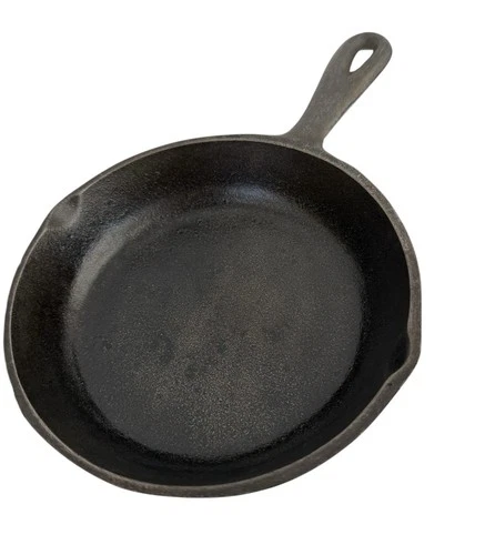 Vintage Cast Iron Skillet No 3 6⅝” – Small Fry Pan – Unmarked Lodge 1930s-50s