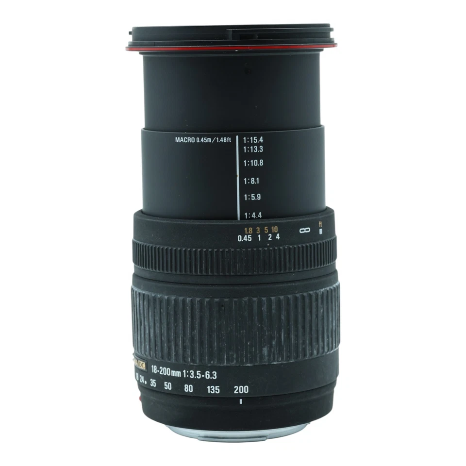 Lens Zoom Sigma 18-200mm 18-200 MM 3.5-6.3 Dc - Alpha a-Mount - Image 3 of 4