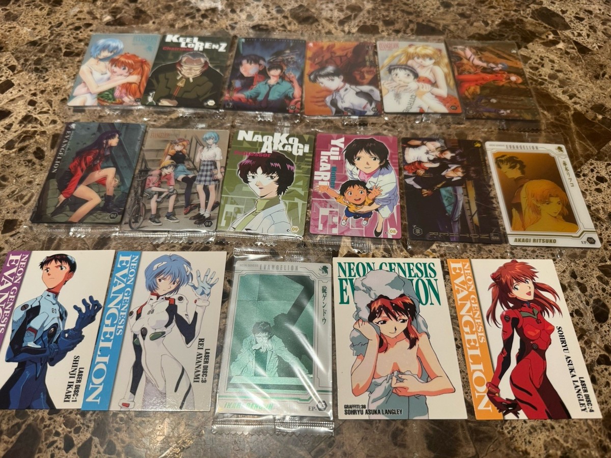 PSA エヴァンゲリオンカードダスマスターズ4 13 Neon Genesis Evangelion Wafers Unopened And 4 Carddass Master