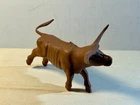 Marx 1950's 60mm Chubby Steer figure.  Brown.