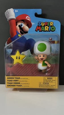 Super Mario: Grüner Toad Actionfigur Nintendo Jakks Pacific