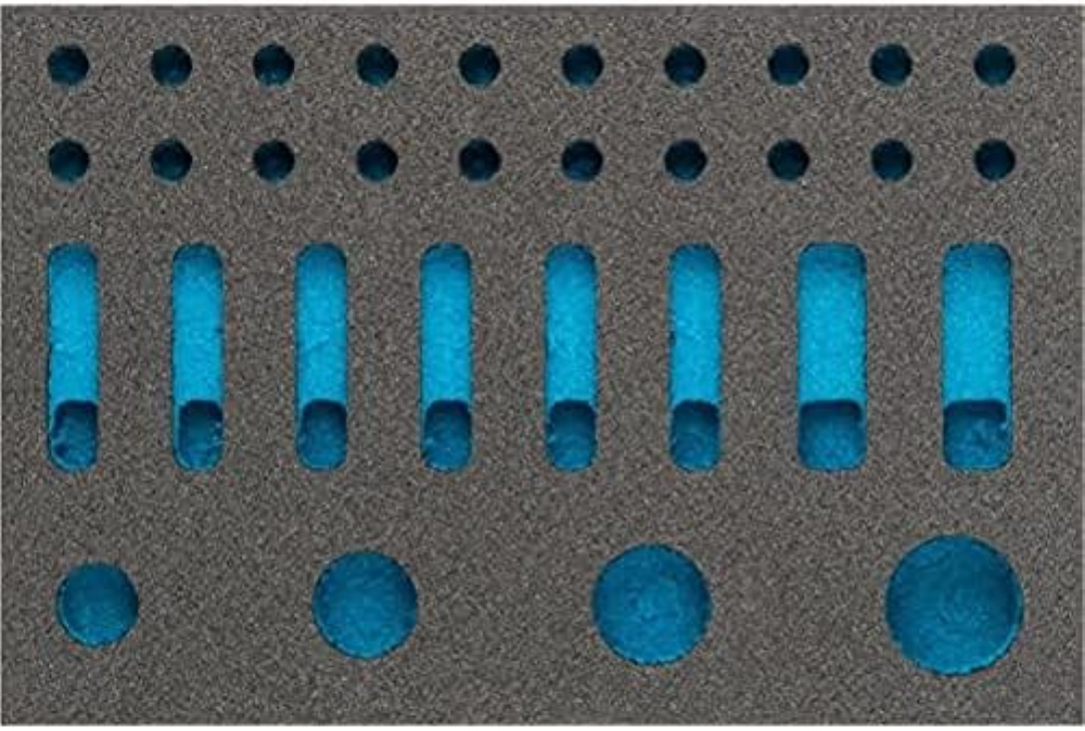 Hazet 163-346L Alloggiamento In Schiuma Espansa Morbida Bicomponente, Multicolor