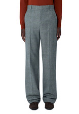 SAINT LAURENT Gray Wool Pants New  Authentic