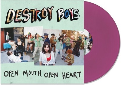 Destroy Boys - Open Mouth, Open Heart - Purple [New Vinyl LP] Explicit, Purple,