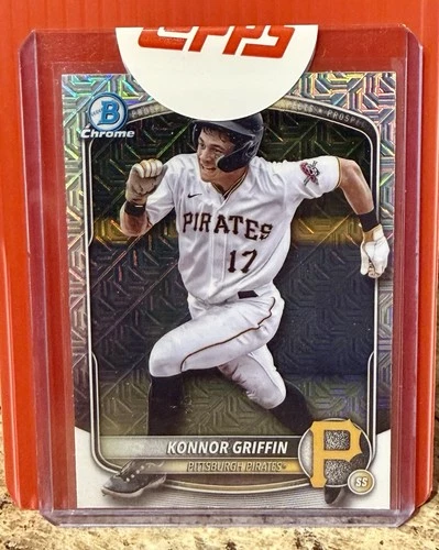2025 Bowman - Chrome Prospects Konnor Griffin #BCP-86 Mojo Refractor (RC)