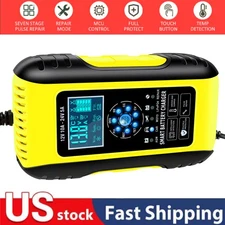 10A Smart Battery Charger for Lifepo4 Lead Acid AGM Car Truck Motorcycle Marine