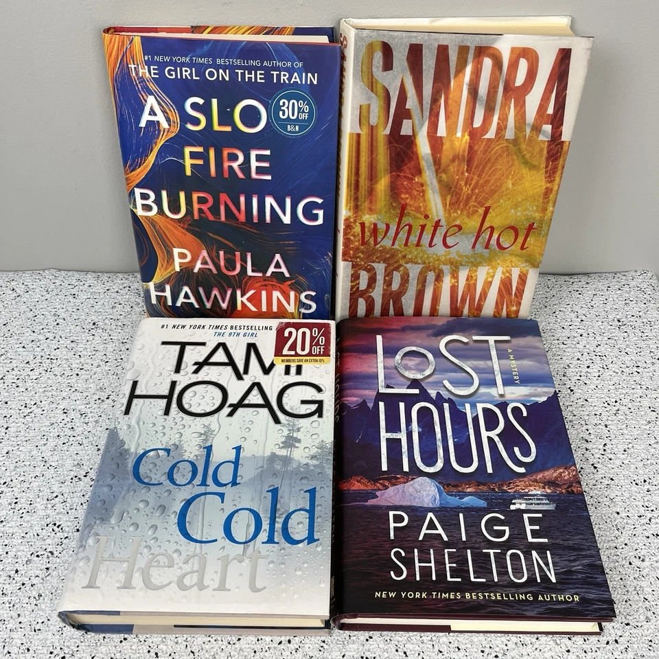 Thriller Book Bundle Lot of 4 - Paula Hawkins / Sandra Brown / Tami Hoag + — 第 2/4 张图片