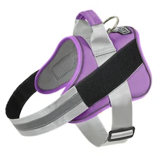 Dog Harness, No-Pull Reflective Dog Vest, Breathable Adjustable Pet Harness w...