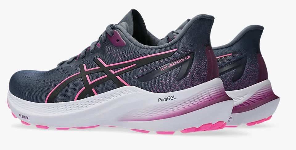 ASICS Women's GT-2000 12 Running Shoes, 7.5 US Tarmac/Black-RARE-MSRP IS $139 - Image 4 of 4