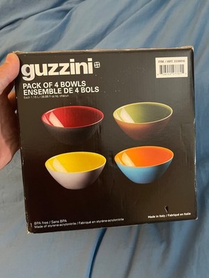 NEW Set of 4 GUZZINI Made in Italy MY FUSION Bowls