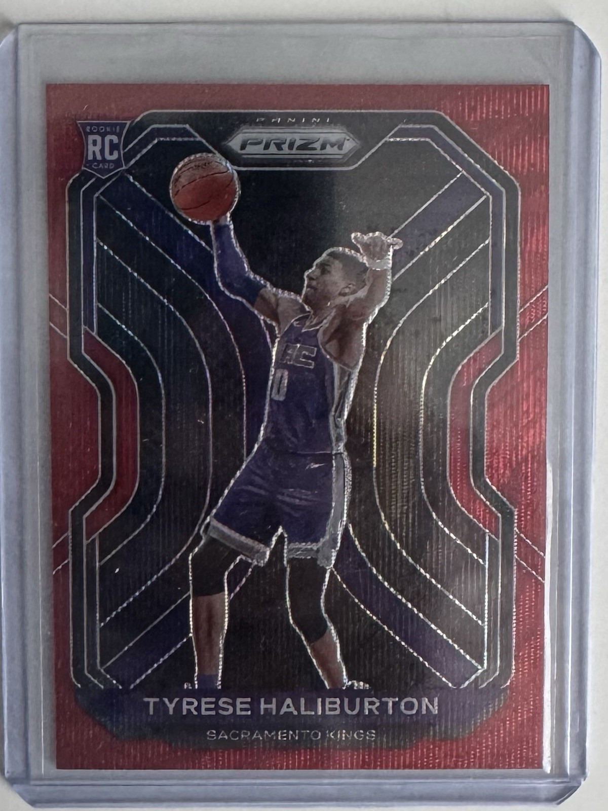 Tyrese Haliburton RC - 2020-21 Panini Prizm - Red Wave: No. 262