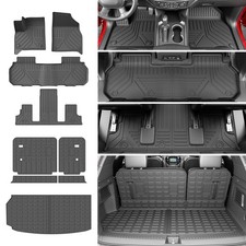 7-Seat Floor Mat Compatible with 2024-2026 Chevy Traverse GMC Acadia 25 26 Bu...