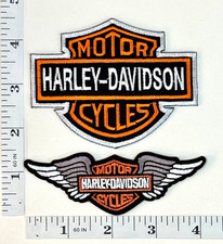 Set 2 patch ricamate - Iron-on - Racing - Moto - Biker - Harley - Ali