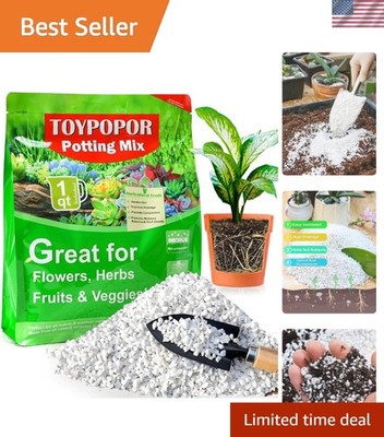 Perlite for Plants, 3-6mm Organic Perlite for Gardening, Perlite for Plants I...