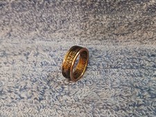 Idaho Handcrafted Washington Quarters coin ring, size 7- 1/2 2007