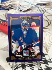2015 OPC PLATINUM PURPLE 12/25 HENRIK LUNDQVIST HOF GOAT