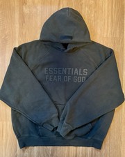 FW22 Fear Of God Essentials Hoodie Off Black Men s Size Medium
